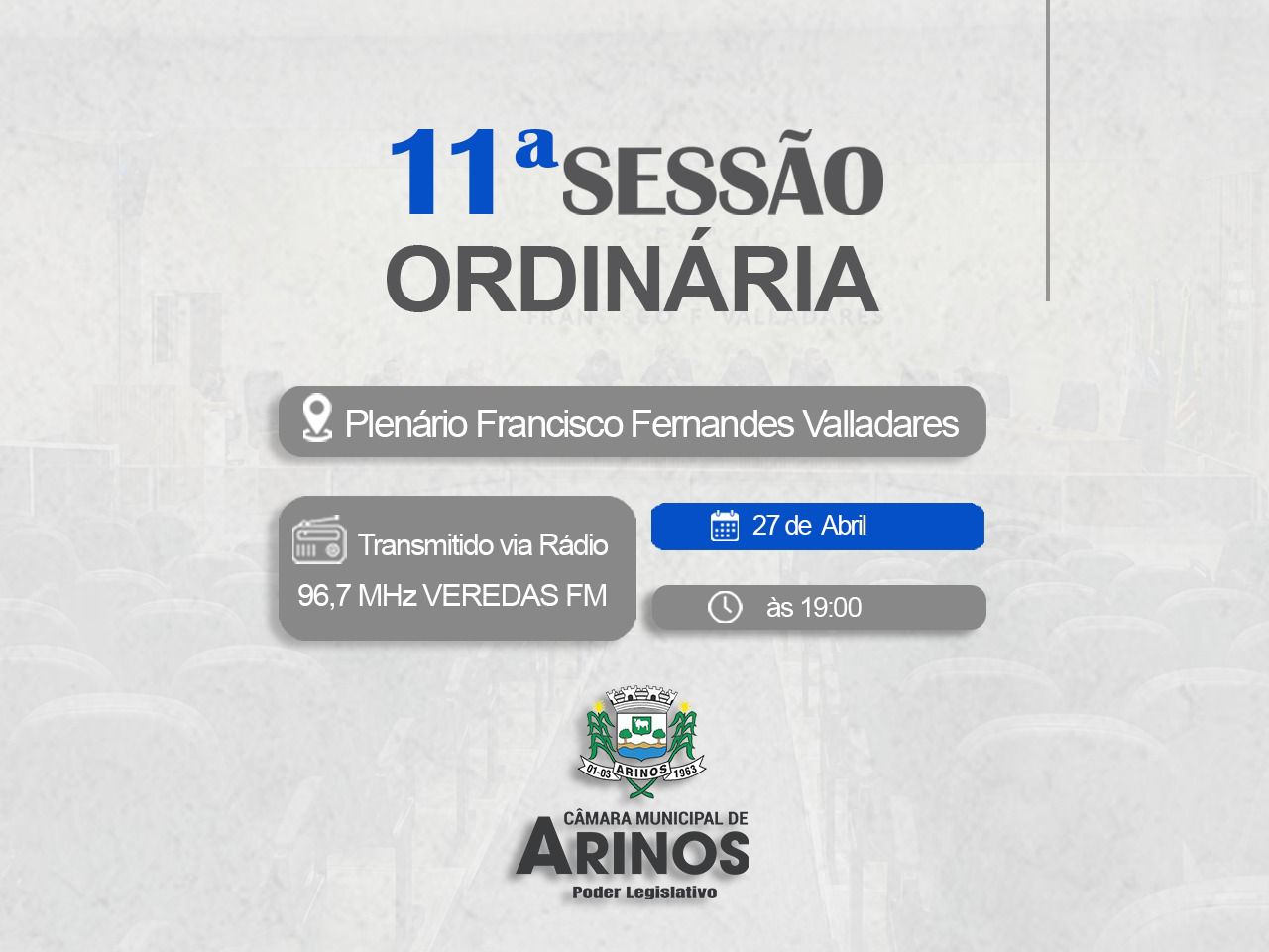 11ª Reunião ordinária - 27/04/2026