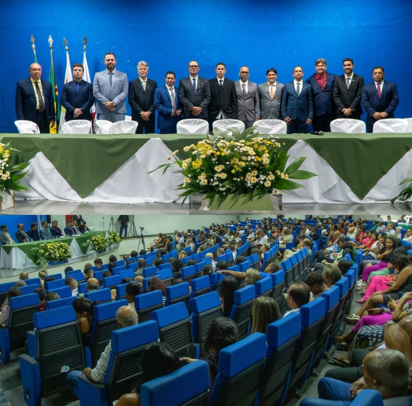 Cerimônia de posse dos vereadores, prefeito e vice-prefeito